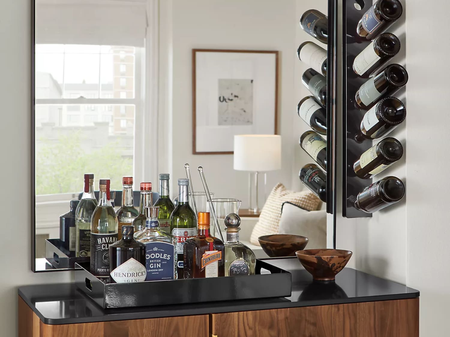 Wine top wall design